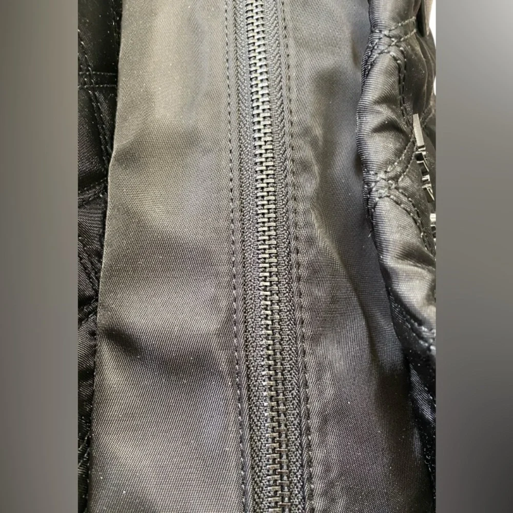 Nicole Miller Black Quilted Tote Bag - Picture 5 of 6